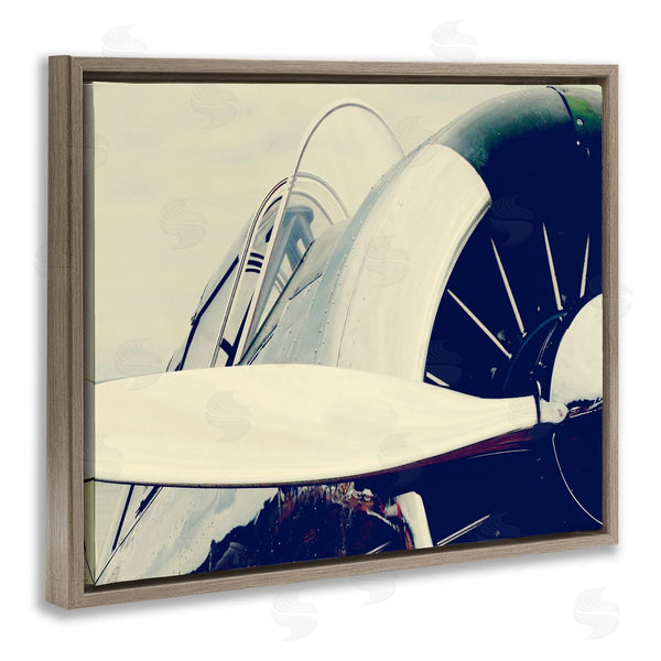 Stupell Industries Ashley Calhoun | Plane Propeller Close Up Modern Industrial Photography Wall Art
