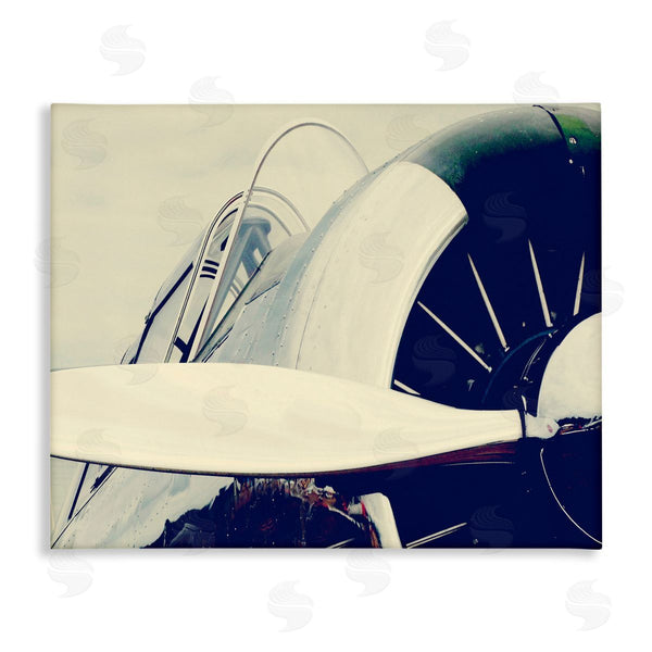 stupell industries Ashley Calhoun | Plane Propeller Close Up Modern Industrial Photography Wall Art