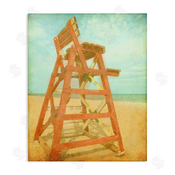 stupell industries Ashley Calhoun | Retro Lifeguard Chair Photography