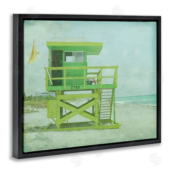 Stupell Industries Ashley Calhoun | Retro Lifeguard Stand Photography