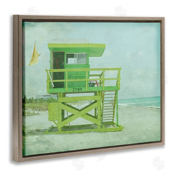 Stupell Industries Ashley Calhoun | Retro Lifeguard Stand Photography