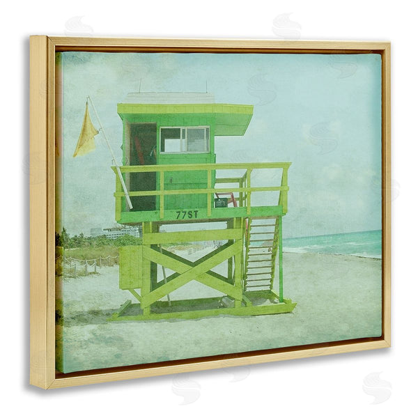 Stupell Industries Ashley Calhoun | Retro Lifeguard Stand Photography