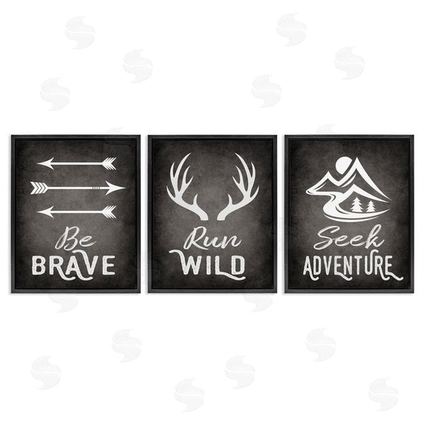 Stupell Industries Ashley Calhoun | Rustic Adventure Phrases