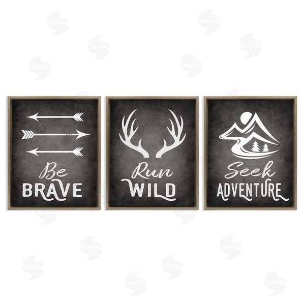 Stupell Industries Ashley Calhoun | Rustic Adventure Phrases