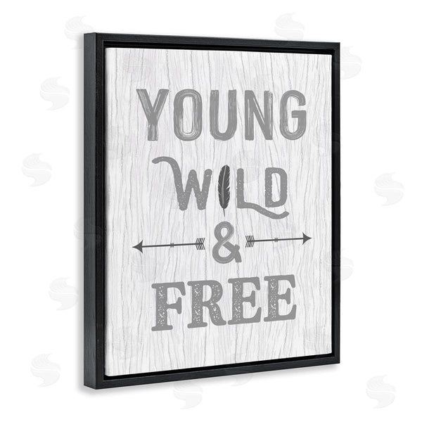 Stupell Industries Ashley Calhoun | Rustic Young Wild And Free