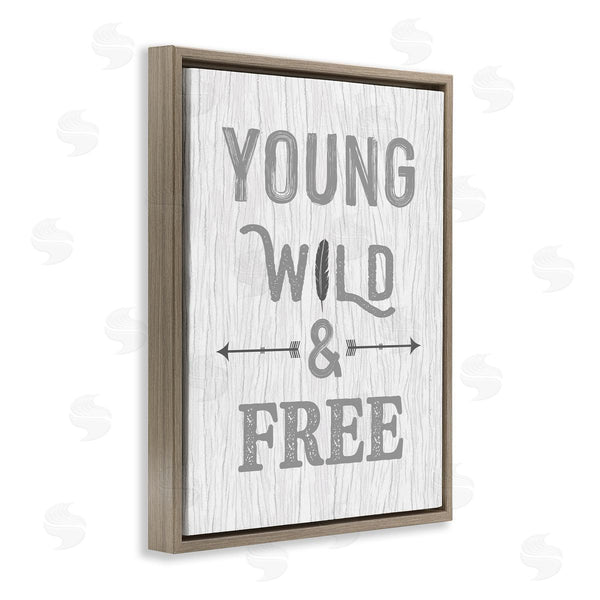 Stupell Industries Ashley Calhoun | Rustic Young Wild And Free
