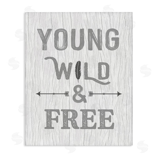 stupell industries Ashley Calhoun | Rustic Young Wild and Free
