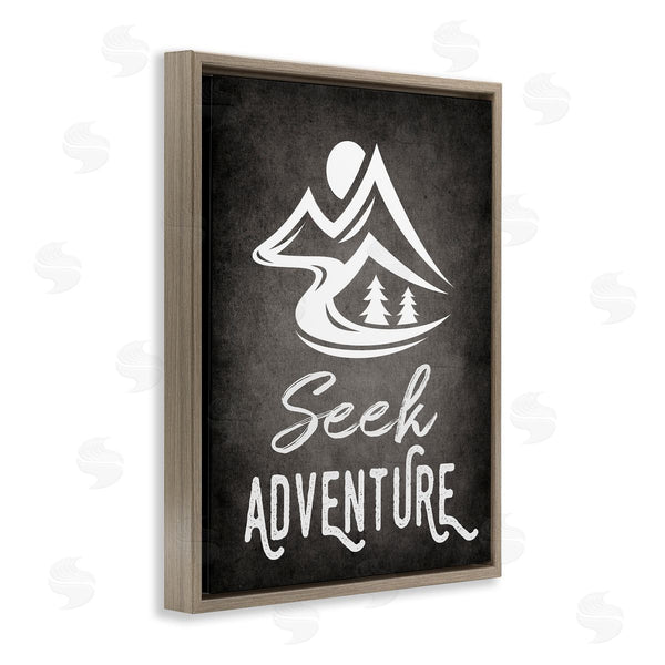 Stupell Industries Ashley Calhoun | Seek Adventure Phrase