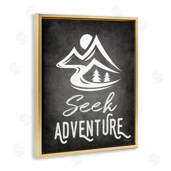 Stupell Industries Ashley Calhoun | Seek Adventure Phrase
