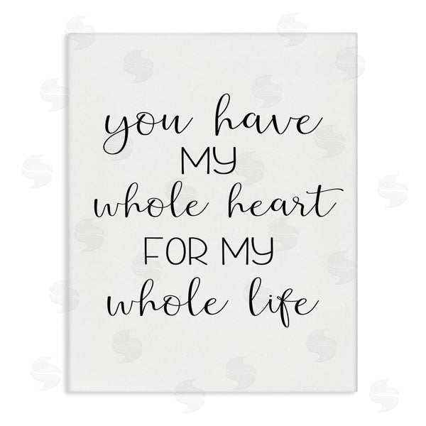 stupell industries Ashley Calhoun | Whole Heart For Life Wall Art