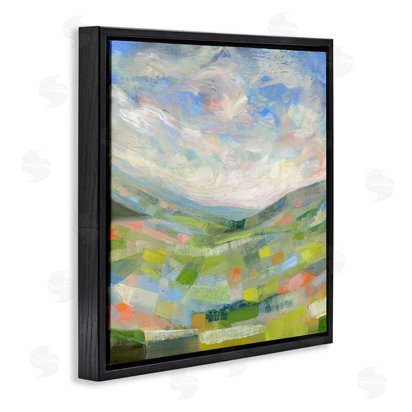 Stupell Industries Ashley Davis | Jolly Geometric Countryside Scene Wall Art