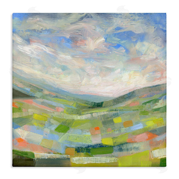 stupell industries Ashley Davis | Jolly Geometric Countryside Scene Wall Art