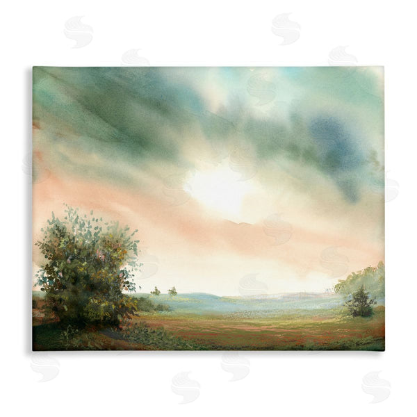 stupell industries Ashley Davis | Sunrise over Pastoral Field Wall Art