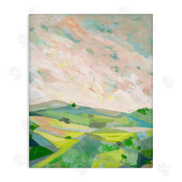 stupell industries Ashley Davis | Vibrant Green Hills Landscape Wall Art