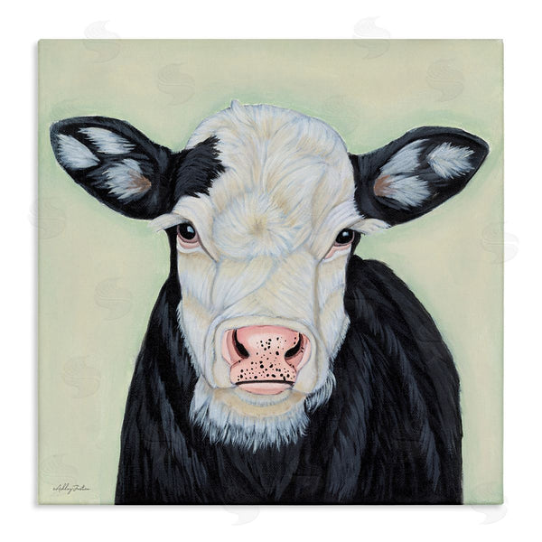 stupell industries Ashley Justice | Cow with Spotted Ears