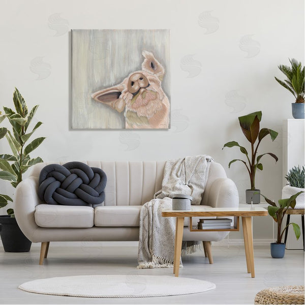Stupell Industries Ashley Justice | Pig Looking Upward Wall Art