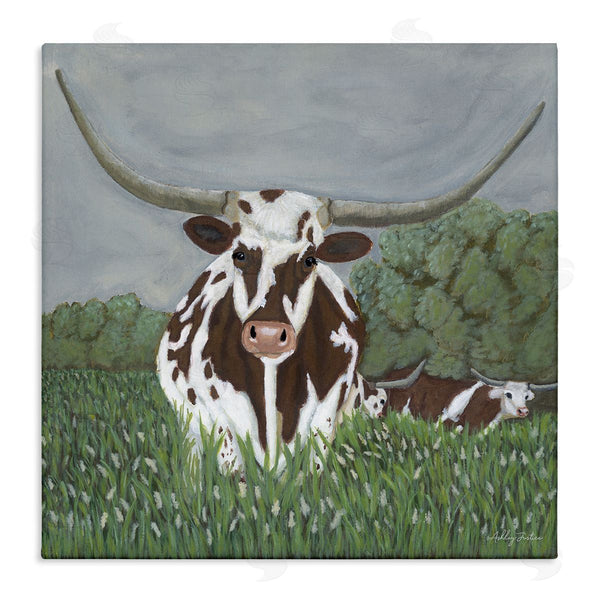 stupell industries Ashley Justice | Spotted Longhorn in Nature