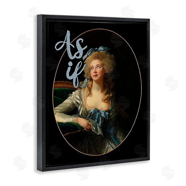 Stupell Industries Ashley Singleton | As If Classical Portrait Wall Art
