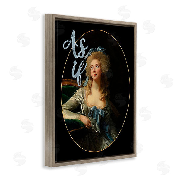 Stupell Industries Ashley Singleton | As If Classical Portrait Wall Art