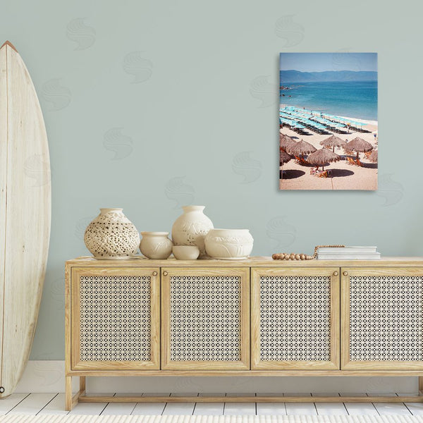 Stupell Industries Ashley Singleton | Beach Canopies View Wall Art
