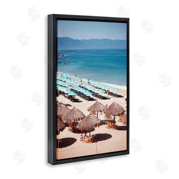 Stupell Industries Ashley Singleton | Beach Canopies View Wall Art