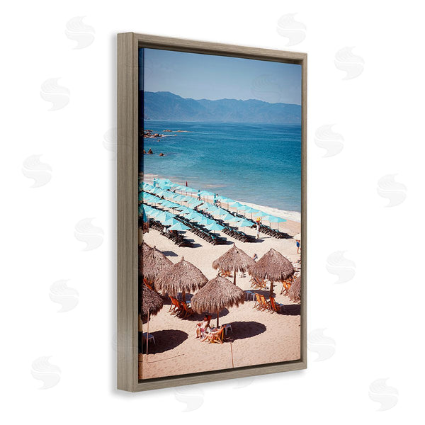 Stupell Industries Ashley Singleton | Beach Canopies View Wall Art