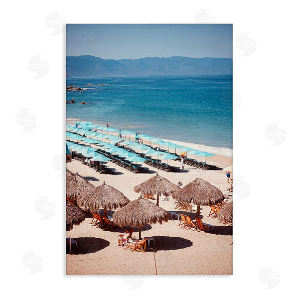 stupell industries Ashley Singleton | Beach Canopies View Wall Art