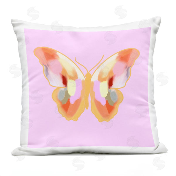 Stupell Industries Ashley Singleton | Bright Painted Butterfly Wings Printed Throw Pillow