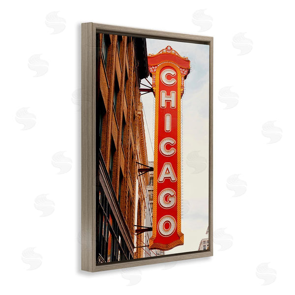 Stupell Industries Ashley Singleton | Chicago City Sign Wall Art