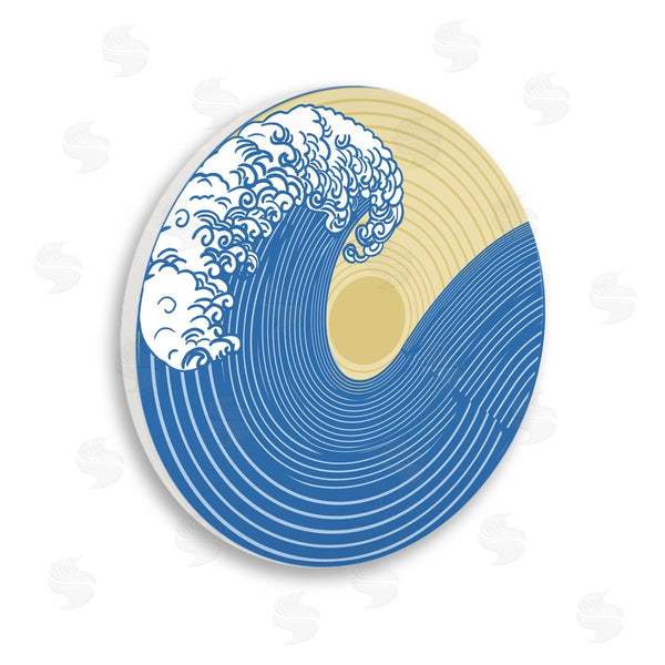 stupell industries Ashley Singleton | Curling Tsunami Wave Wall Art