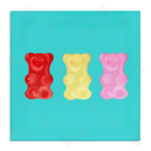 stupell industries Ashley Singleton | Cute Gummy Bear Candies