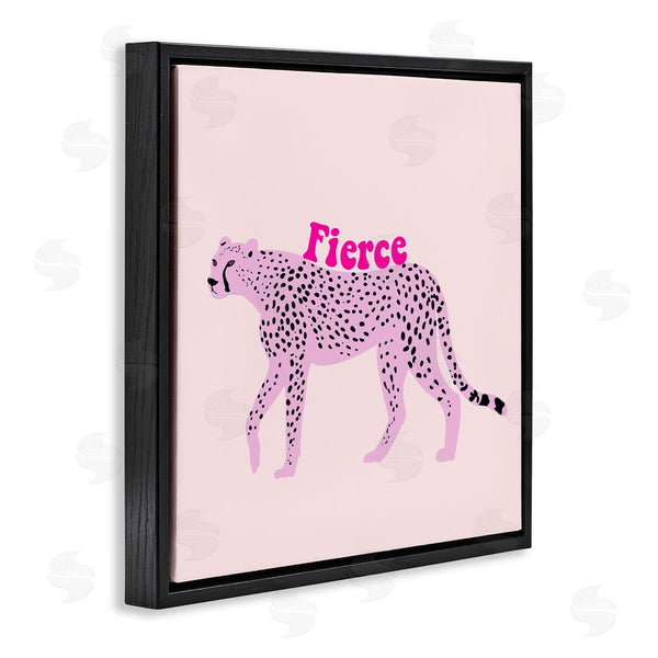Stupell Industries Ashley Singleton | Fierce Cheetah On Pink Wall Art