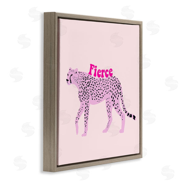 Stupell Industries Ashley Singleton | Fierce Cheetah On Pink Wall Art