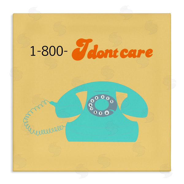 stupell industries Ashley Singleton | I Don't Care Retro Phone Wall Art