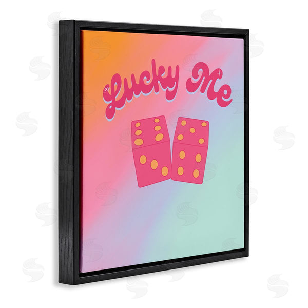Stupell Industries Ashley Singleton | Lucky Me Pastel Rainbow Wall Art
