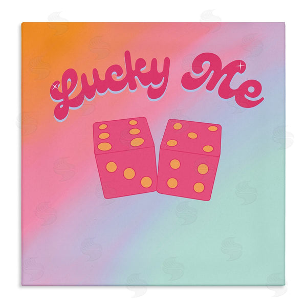 stupell industries Ashley Singleton | Lucky Me Pastel Rainbow Wall Art