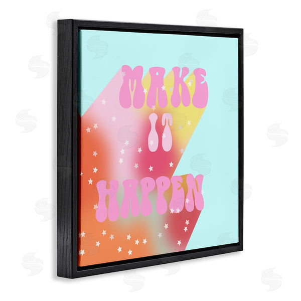 Stupell Industries Ashley Singleton | Make It Happen Groovy Stars Wall Art