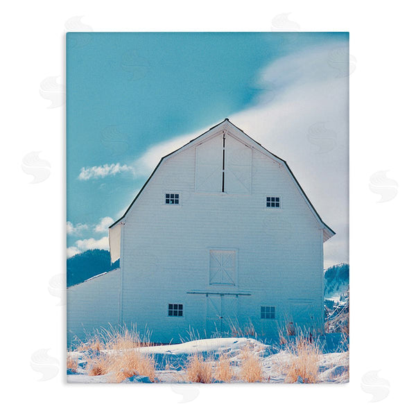 stupell industries Ashley Singleton | Niveous Winter Barn Wall Art