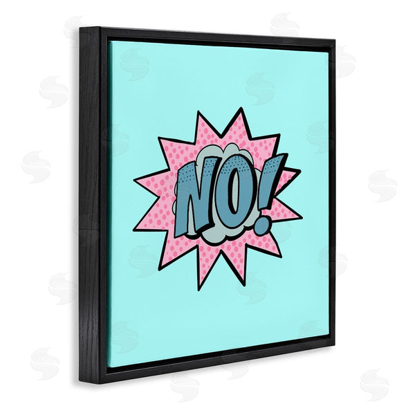 Stupell Industries Ashley Singleton | No Comic Speech Bubble Wall Art