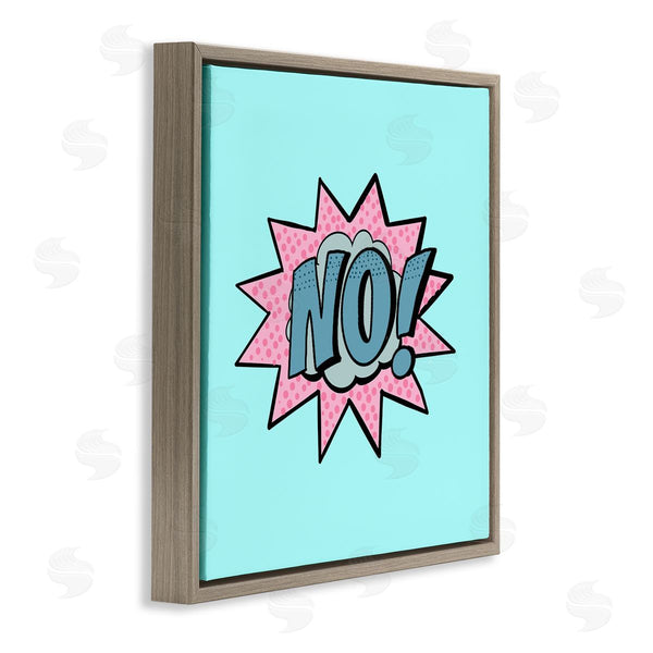 Stupell Industries Ashley Singleton | No Comic Speech Bubble Wall Art