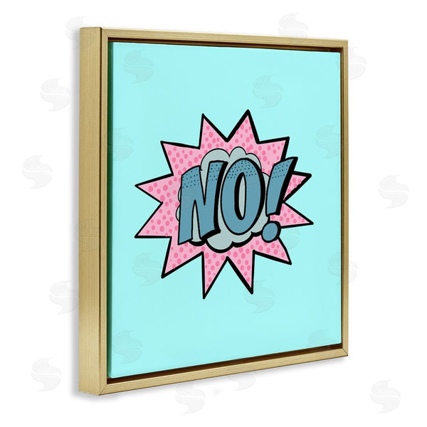 Stupell Industries Ashley Singleton | No Comic Speech Bubble Wall Art