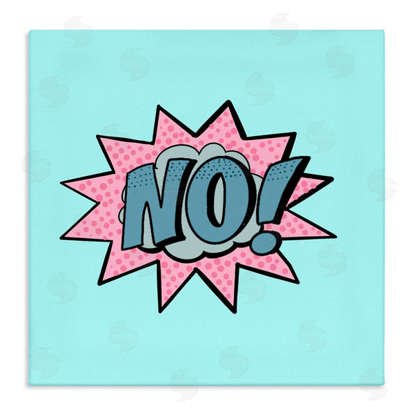 stupell industries Ashley Singleton | No Comic Speech Bubble Wall Art