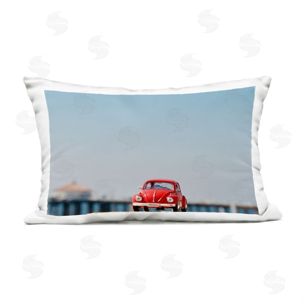 Stupell Industries Ashley Singleton | Red Vintage Car Adventure Printed Throw Pillow