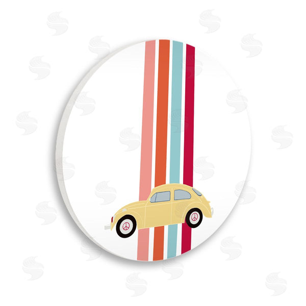 stupell industries Ashley Singleton | Retro Car over Stripes Wall Art