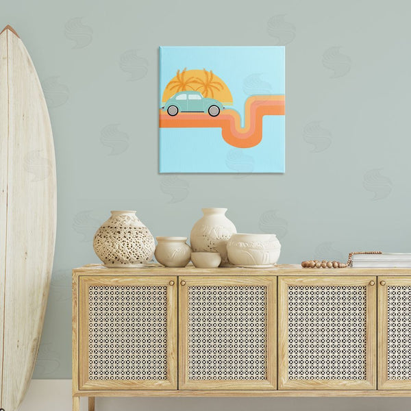 Stupell Industries Ashley Singleton | Retro Tropical Cruisin' Wall Art