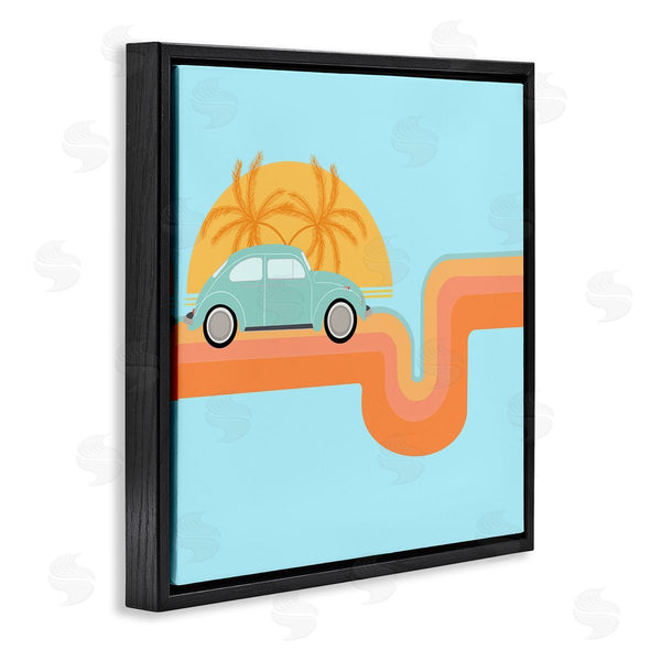 Stupell Industries Ashley Singleton | Retro Tropical Cruisin' Wall Art