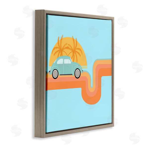 Stupell Industries Ashley Singleton | Retro Tropical Cruisin' Wall Art