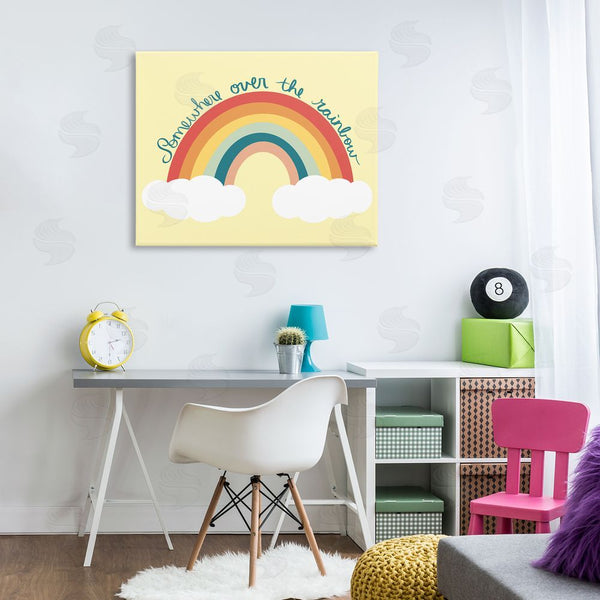 Stupell Industries Ashley Singleton | Somewhere Over Rainbow Wall Art