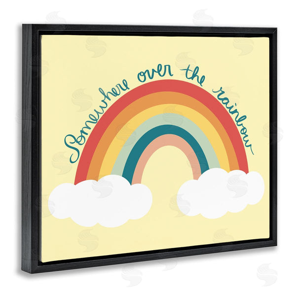 Stupell Industries Ashley Singleton | Somewhere Over Rainbow Wall Art