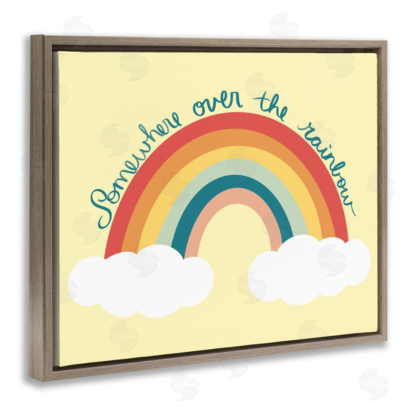 Stupell Industries Ashley Singleton | Somewhere Over Rainbow Wall Art